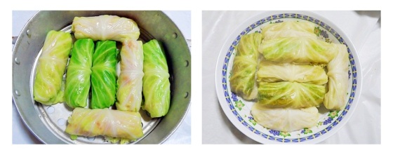 cooking cabbage rolls