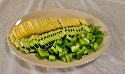 prepared vegetables