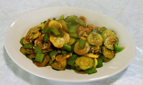 cooked stir fry